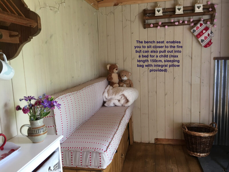 Shepherd’s Hut at Fernwood Glamping