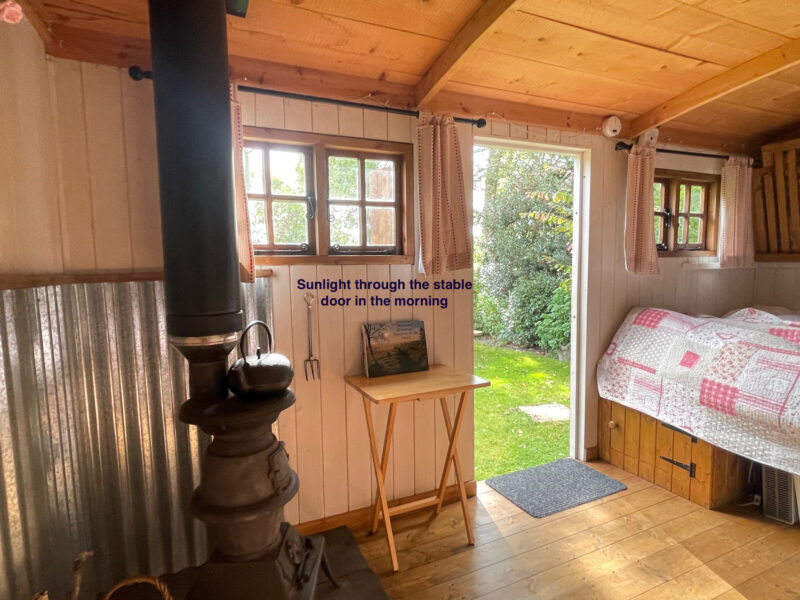 Shepherd’s Hut at Fernwood Glamping